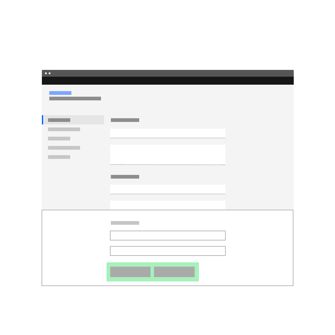 Do arrange primary and secondary buttons at the bottom of the form