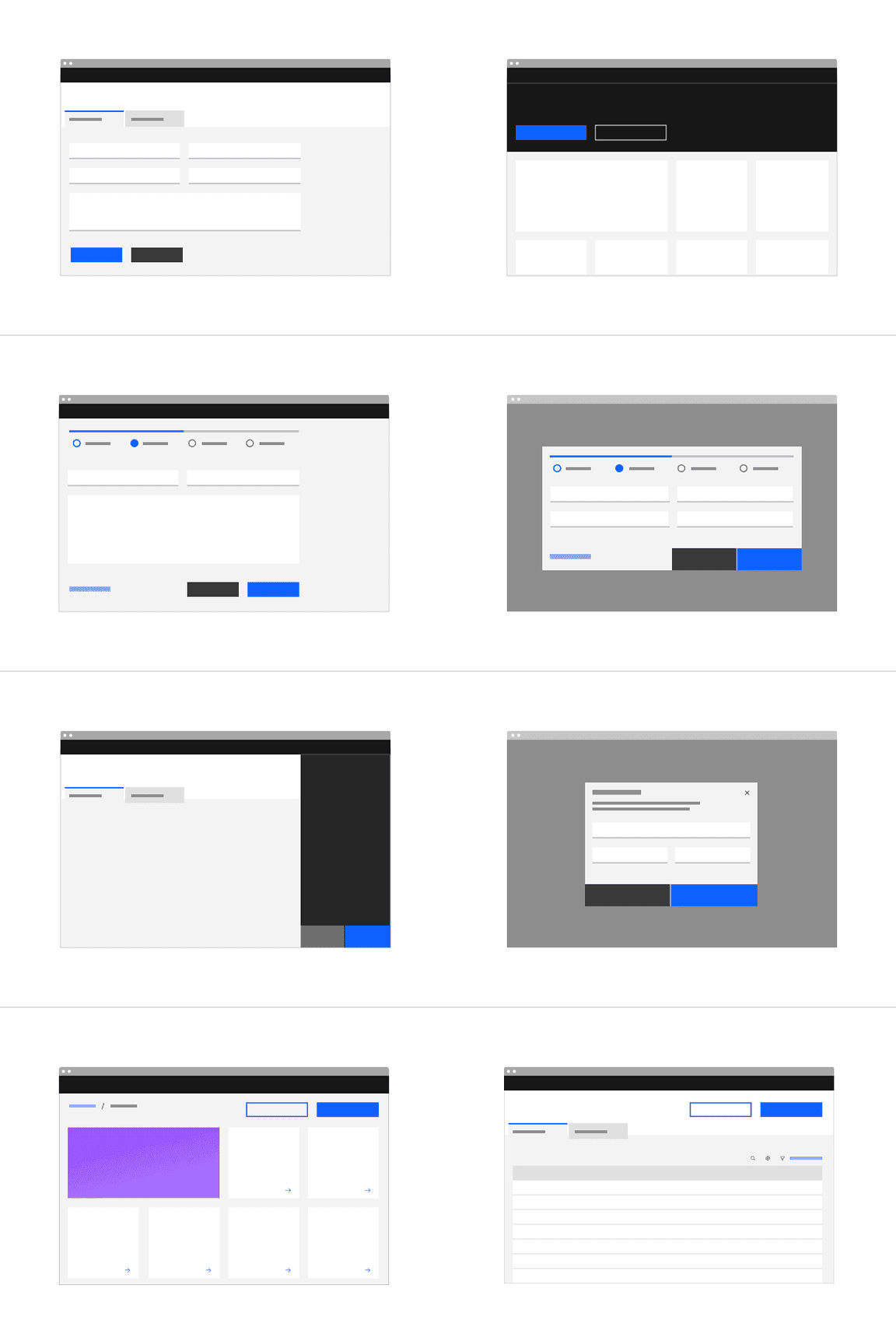 Button groups in context
