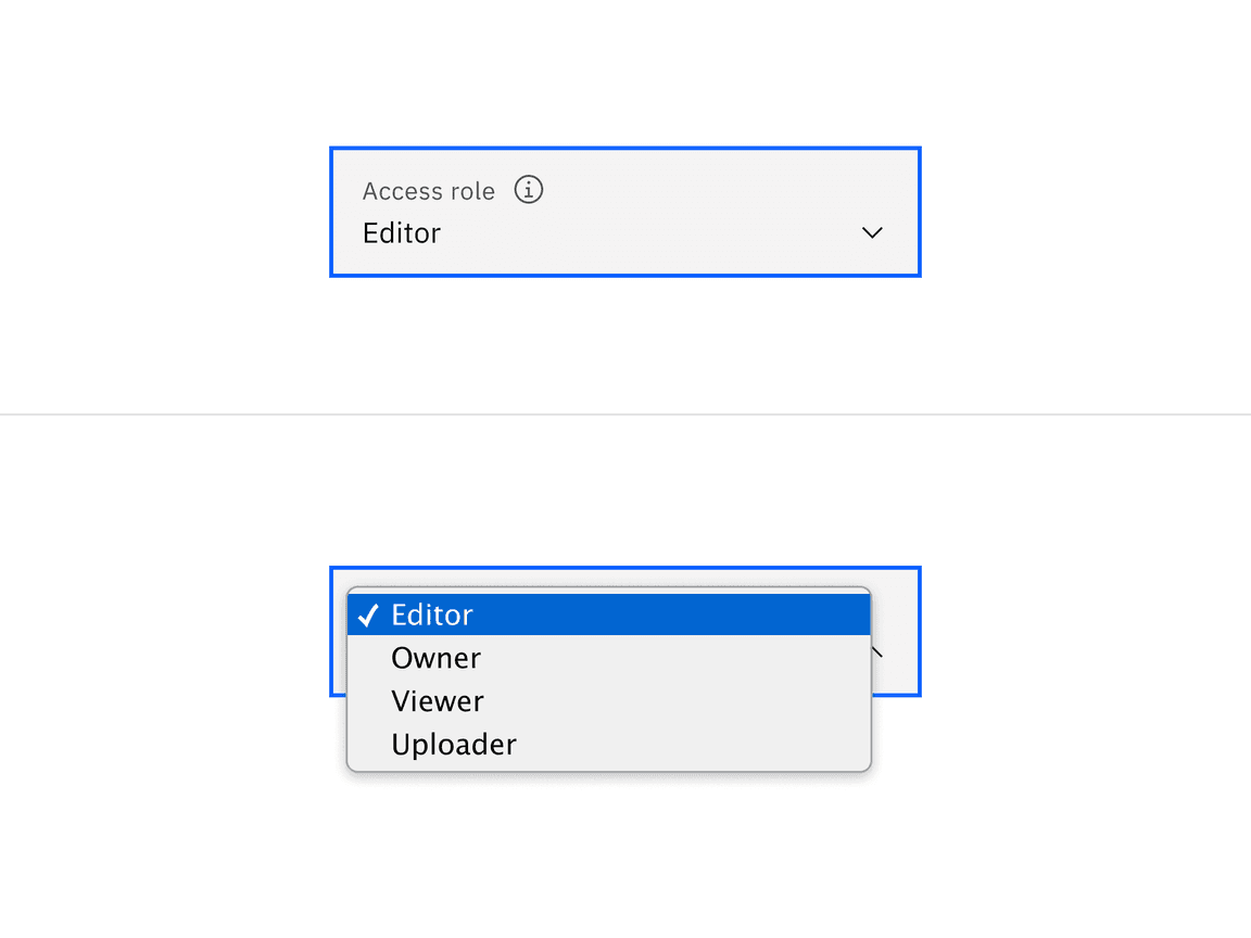 Select keyboard interaction