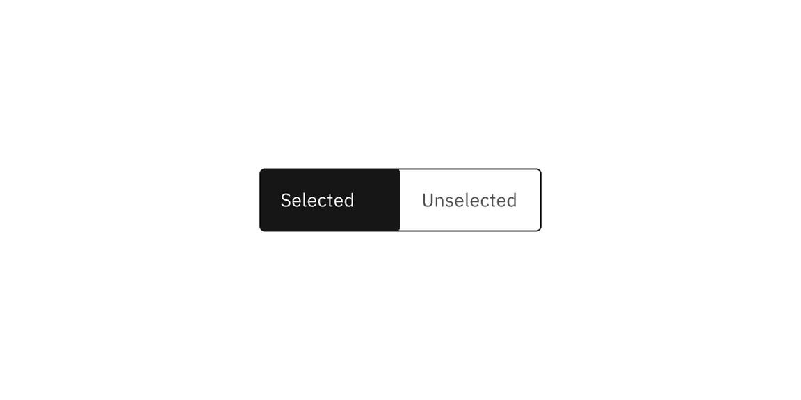 Example of default content switcher high contrast color