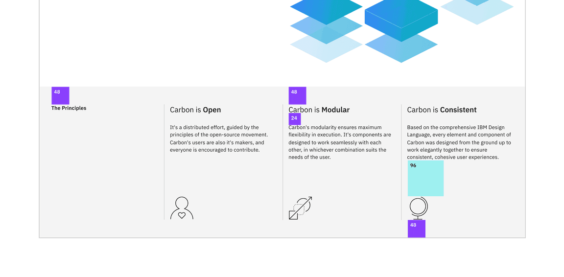 Info section spacing
