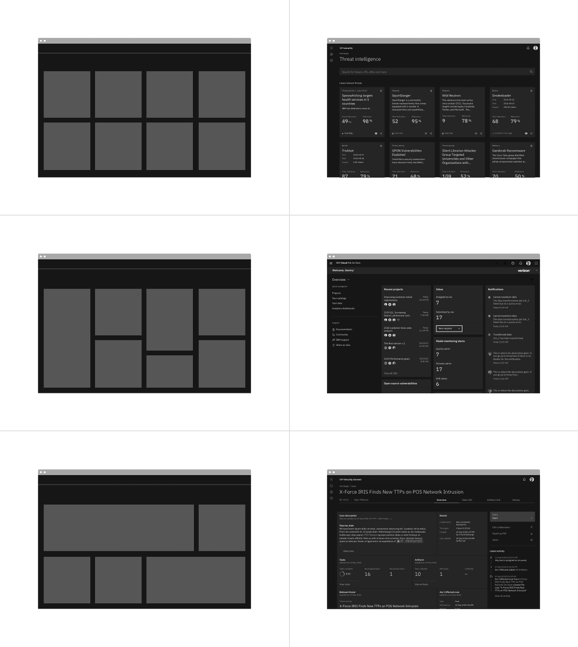 Layouts for tiles