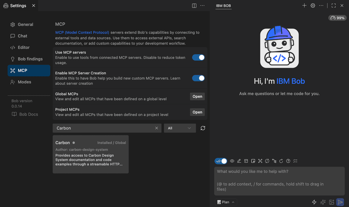 Carbon MCP successfully installed