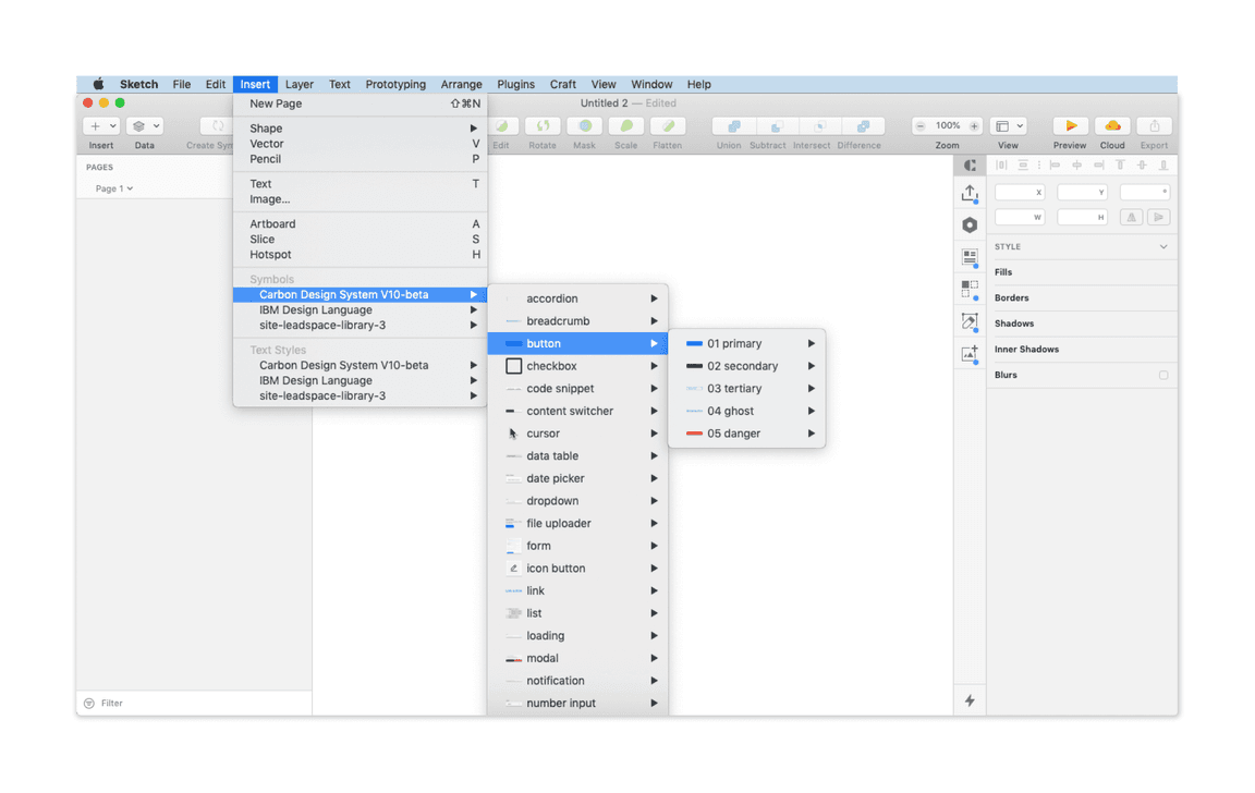 Using the Sketch Library  ADAPT Design System