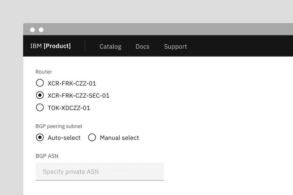 Radio Button Carbon Design System