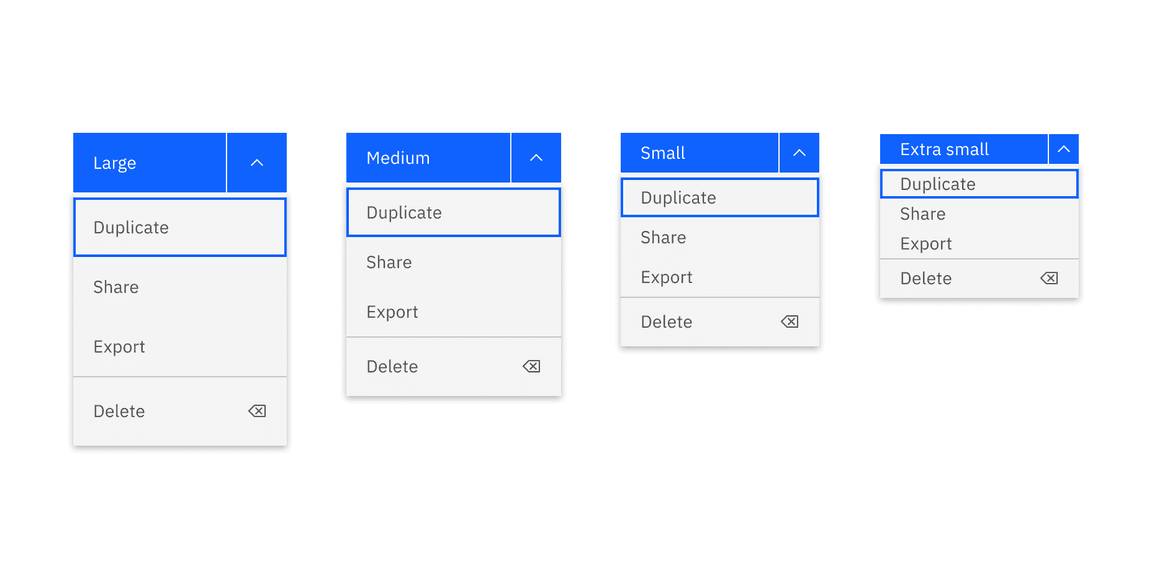 Combo button height