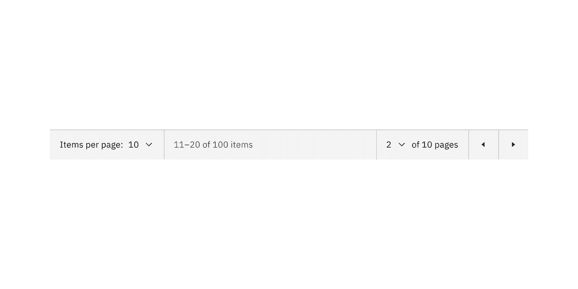 Example of pagination color