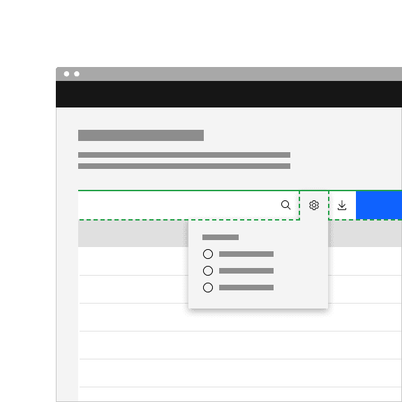 Do top align the tab tip with the layer behind it.